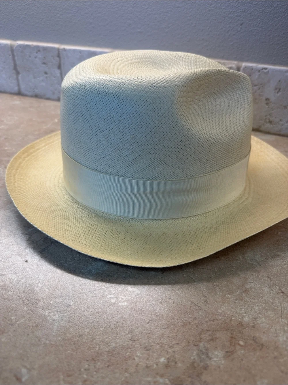 Stetson fedora Straw Hat size 7 5/8
